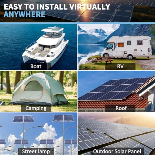 Regulador de carga MPPT 100A automático 12V 24V 48V pantalla LCD azul para paneles solares 8