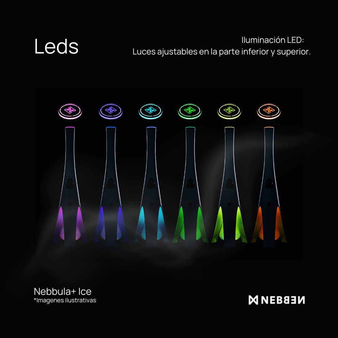 Shisha Electrónica Nebbula Ice. E-Shisha Sin Nicotina