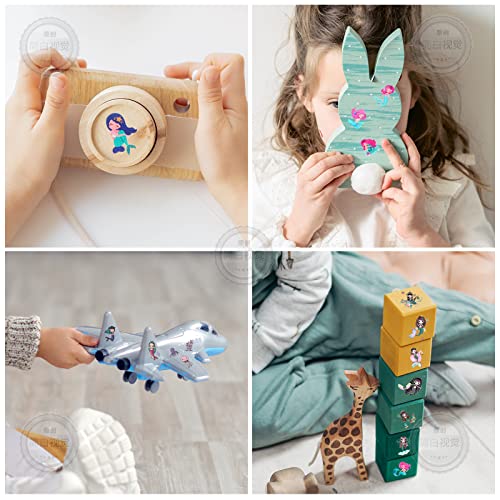 Metker Unicorn, Mermaid (260 Pcs) Kids Waterproof Temporary Tattoos,Children's Temporary Tattoo Toys.girl Face Tattoo Stickers,Goody Bag Stuffers Party Bag Fillers #TOP5