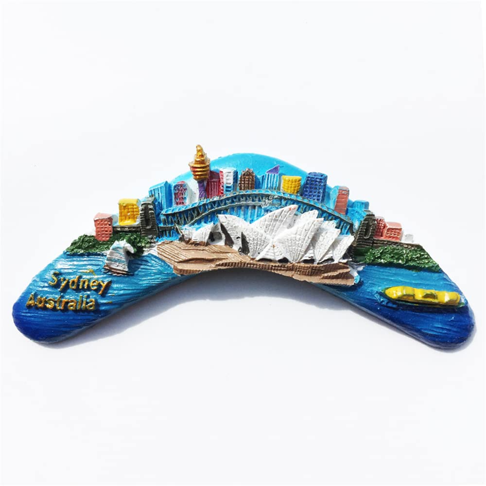 Wedare Australia Magnete Frigorifero 3D Canguro - Souvenir Viaggio In Resina, Porta Fortuna Decorazione Casa Fatto A Mano - 4