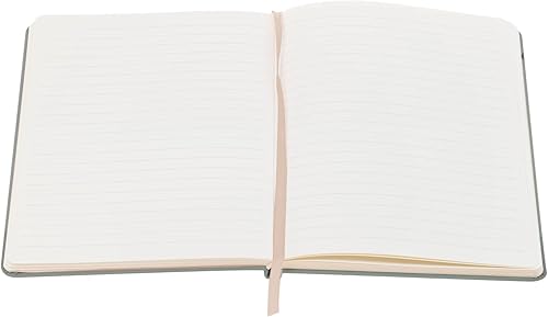 Miniatura 7 de Eccolo - Diario de rayas medianas, tapa flexible cosida, diario de escritura A5, 256 páginas rayadas de marfil, marcador de cinta, plano plano,