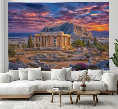 Ampia gamma di utilizzi - Questo arazzo versatile è ideale come decorazione murale per camera da letto, soggiorno, dormitorio universitario, area yoga, bar, ufficio o aula. Può essere utilizzato anche come copriletto, copridivano, tovaglia o copriletto leggero,telo da picnic o telo mare. Perfetto per ambienti interni ed esterni, aggiunge calore, carattere e personalità a qualsiasi spazioUn regalo ideale per amici e parenti