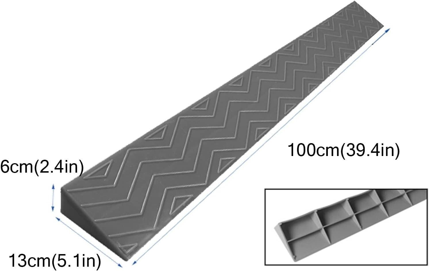 Rubber Ramps Threshold ramp, Anti-Slip Device, Suitable for doorways, Stairs and Steps, Mobile(6cm)