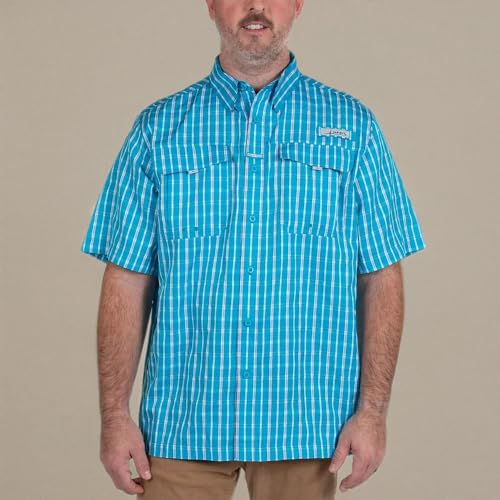 HABIT Men's Short Sleeve Fishing Guide Shirt4