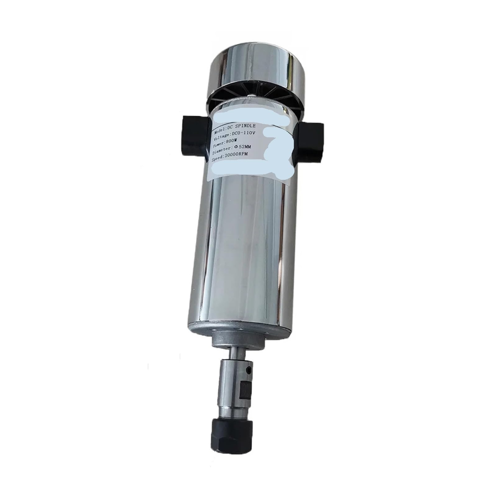 Air Cooled 0.8kw DC110V 20000RPM CNC spindleMotor Kit ER11/ Chuck 800W Spindle Motor + Power Supply Speed Governor for Engraving(Package2)