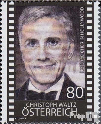 Austria 3349 (complete.issue.) 2017 Christoph Waltz (Stamps for collectors) Celebrities / Movies / Theater