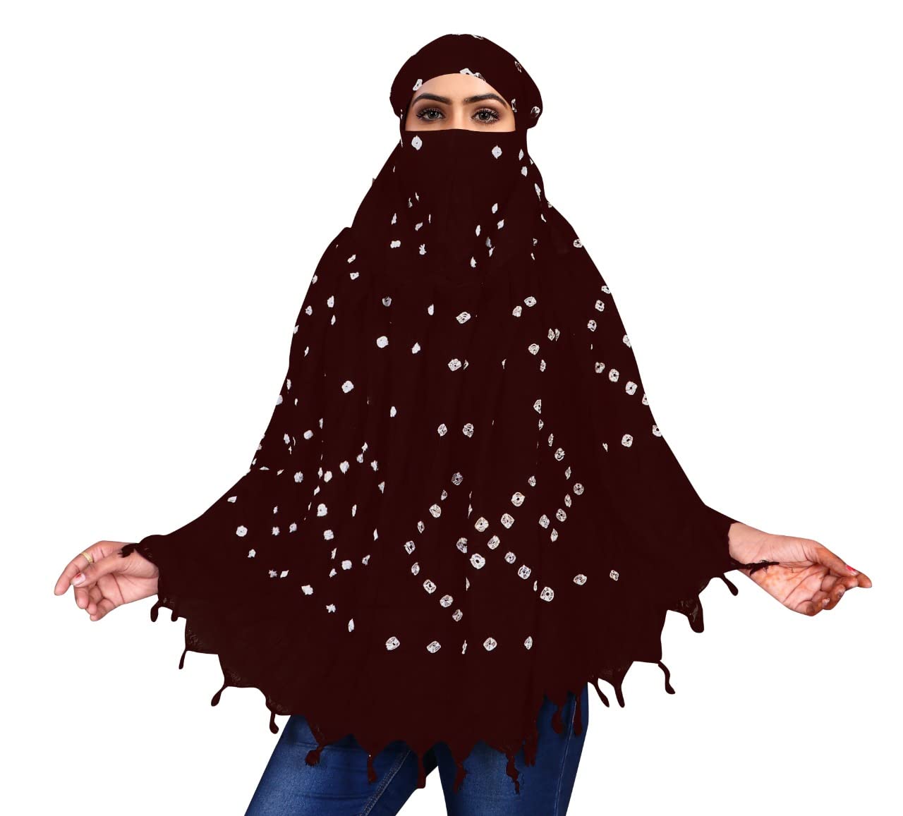 Women's Soft Stylish Reyon Cotton Scarf Cum Mask Usable for Driver Anti Sunlight Pollution Full face Cover with UV Sun rays Protection(VSF-110)-image-46
