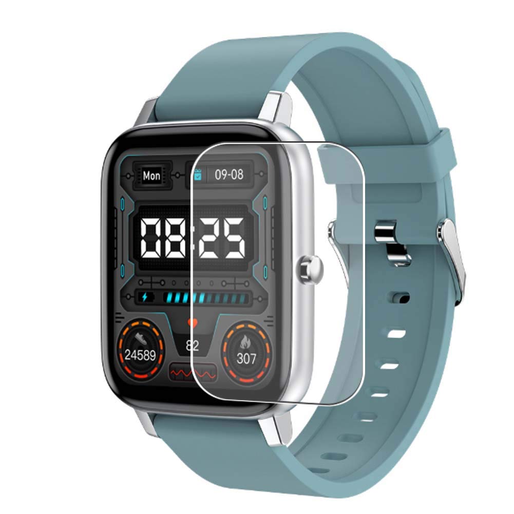 Puccy 3 Pack Screen Protector Film, compatible with Amokeoo H80 1.69" Smartwatch Smart watch TPU Guard （ Not Tempered Glass Protectors ） new version