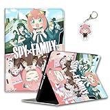 Spy x Family Tablet Case with Pencil Holder Compatible with iPad 7/8/9/10/Pro/Mini/Air Anya Tablet Case Kawaii Anime (for iPad 10th (10.9'),05)