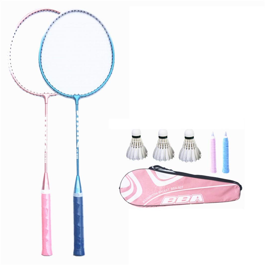 WSDJJ Carbon Fiber Carbon Ultra-light Composite Durable Shock-absorbing Badminton Racket Suitable for Sports in the Garden Home