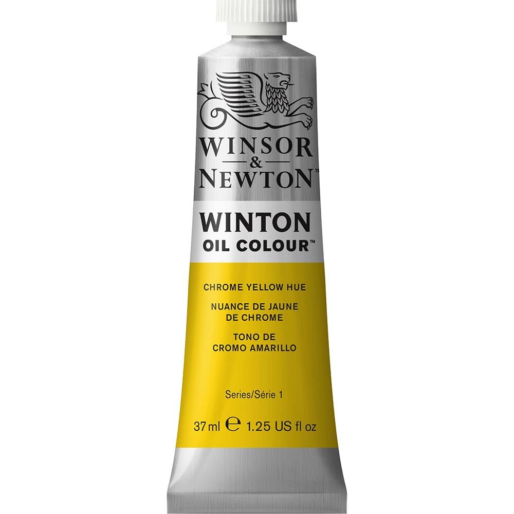Winsor & Newton Yellow Winton Oil Colour Tube - Chrome Hue