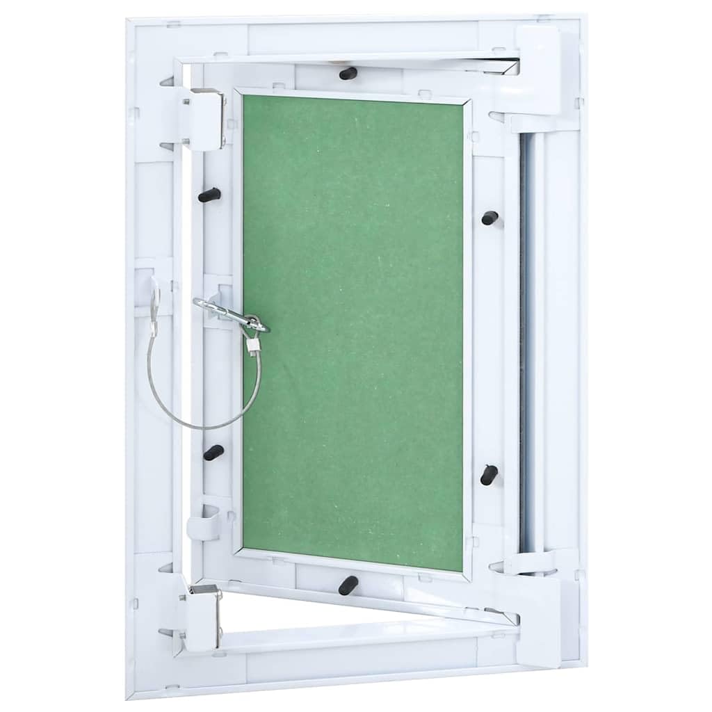 Genérico Panel de Acceso Verde y Plata 25 x 35 cm Aluminio y Pladur,Bricolaje,Materiales de construcción,Trampas,Verde,4018453
