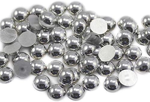 Allstarco 8mm Flat Back Sew On Rhinestones Beads For Crafts