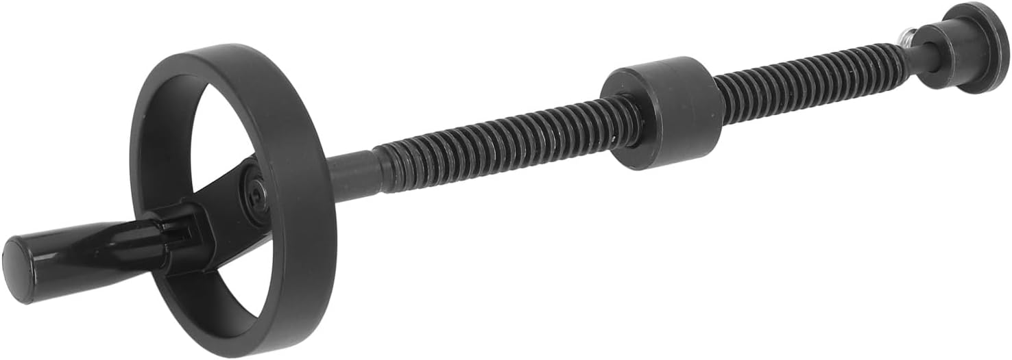 Bench Vise Screw, Heavy Duty Self Locking with 100mm Handwheel for Woodworking and Metalworking Projects (350mm)