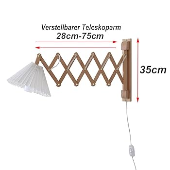 Amazon.co.jp : レトロウォールライト屋内木製ウォールランプ