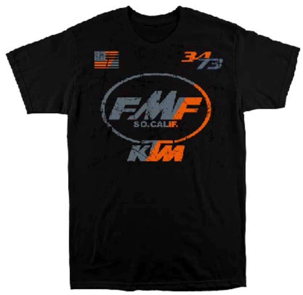 Men's FMF Since 34-73 Graphic T-Shirt, Black & Navy & Charcoal, S-XXL