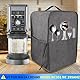 KochSync Hitzebeständige, Wasserdichte, Staubdichte Abdeckung für Ninja CREAMi NC501/NC301/NC299AMZ – Graue Abdeckhaube mit 4 Taschen Staubschutz, Wasserdicht & Antibakteriell (Oxford-Stoff + EVA)