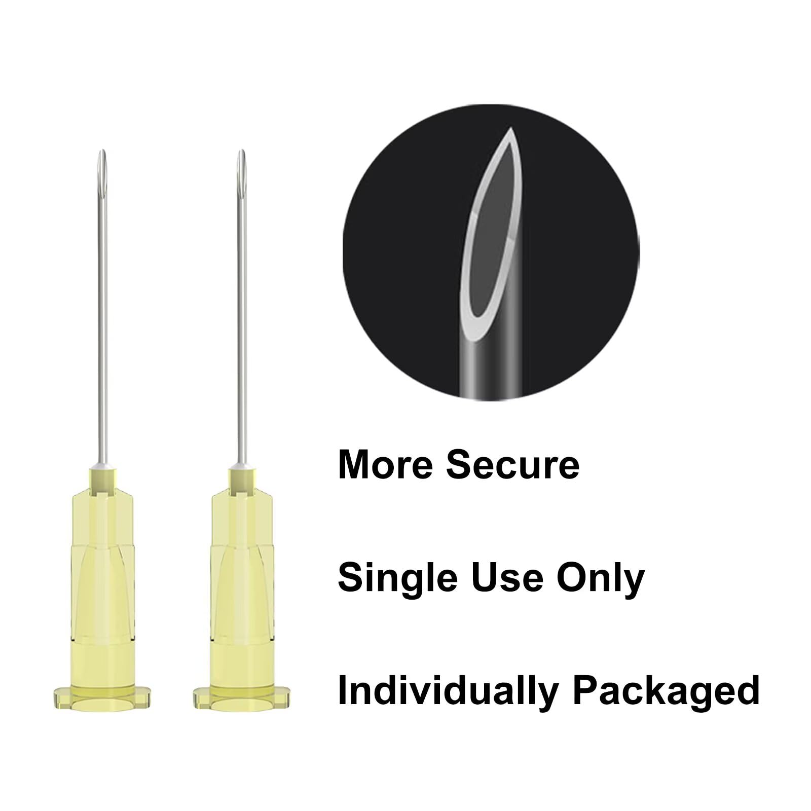 30 Gauge 5/16"(8m) with Needle, Disposable Individual Package, Boxes of 100 — Amazon image 4