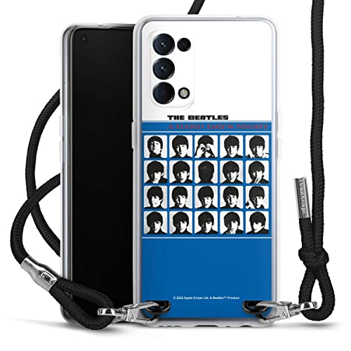 DeinDesign Coque Collier Compatible avec Oppo Find X3 Lite Coque avec Cordon Coque avec Cordon A Hard Day’s Night… - Les Beatles, Paul McCartney, John Lennon, RIngo Starr, George Harrison DeinDesign Coque Collier Compatible avec Oppo Find X3 Lite Coque avec Cordon Coque avec Cordon A Hard Day's Night…