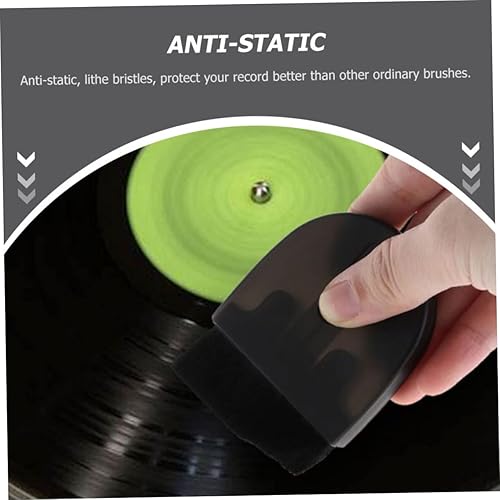 Miniatura 9 de Cepillo giratorio Cepillo de limpieza de vinilo Limpieza del hogar Herramientas para el hogar Plumero de cuello Limpiador de discos Limpiador de