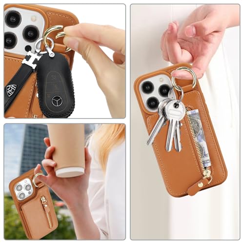 Ｈａｖａｙａ Flip Wallet Case for iPhone 14 Pro - Brown - image 2