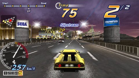 Outrun 2006 Coast 2 Coast PSP - vue 3