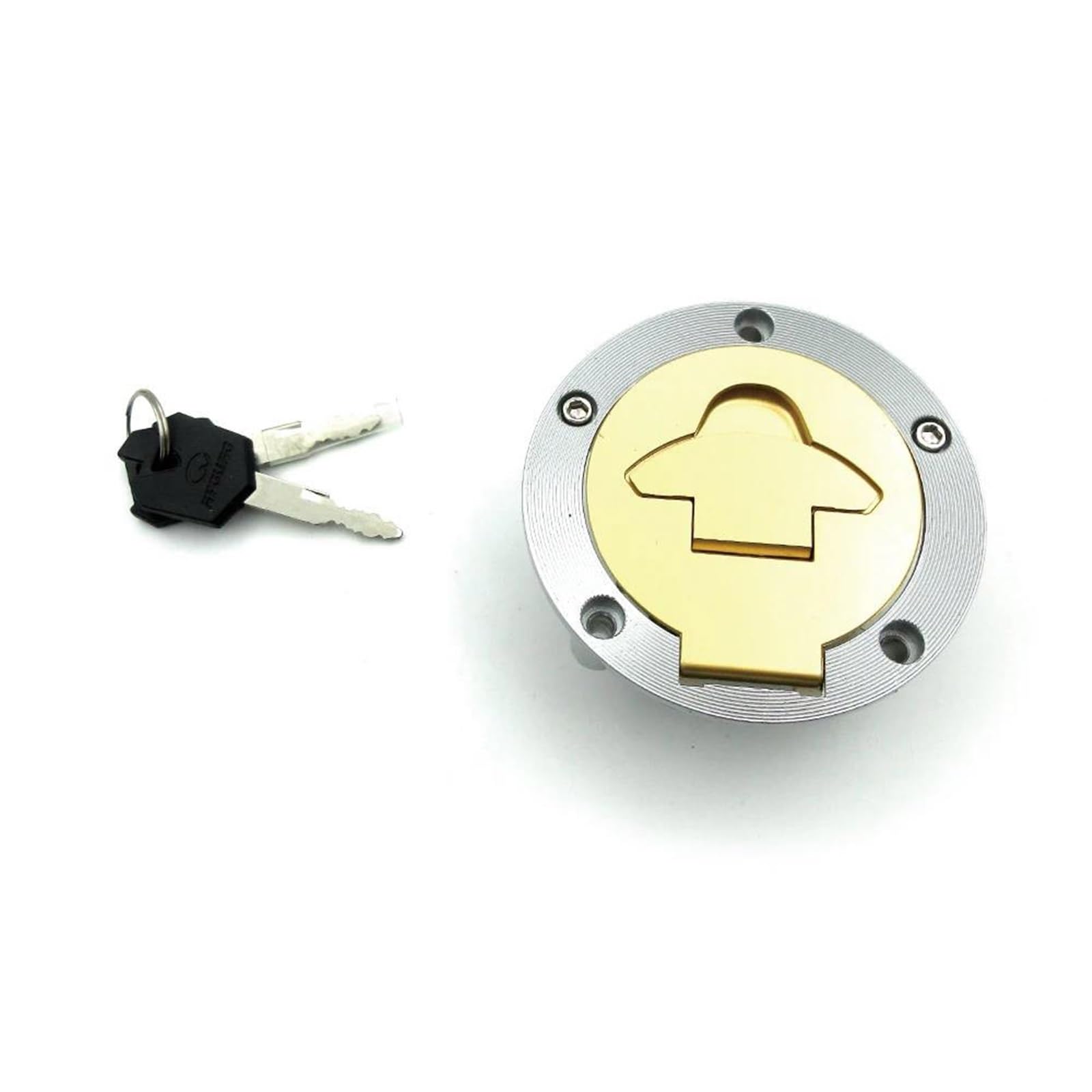 Bouchon de réservoir de carburant étanche en aluminium pour moto Ducati 998 996