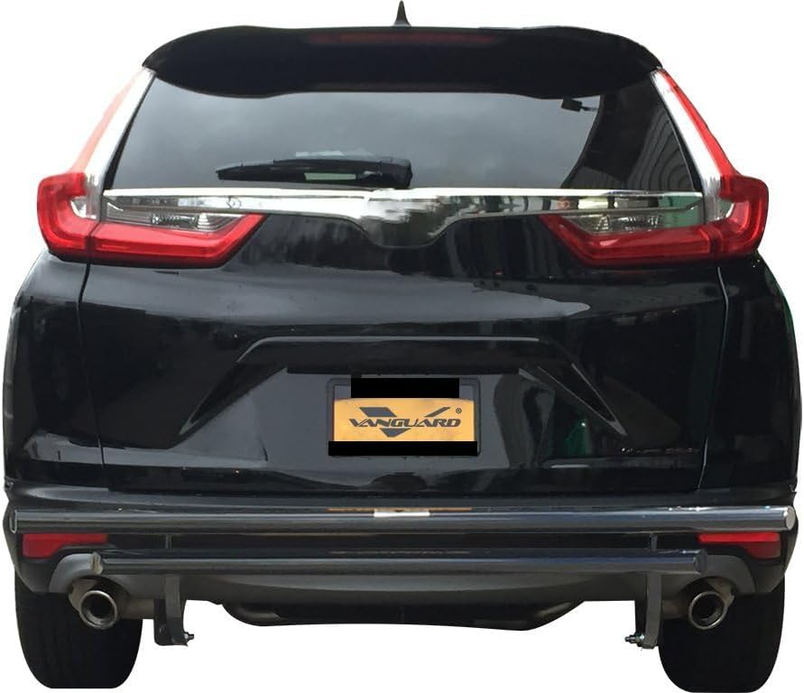 VANGUARD VGRBG-1291-1340BK Black Powdercoat Double Layer Rear Bumper Guard | Compatible with 17-26 Honda CR-V