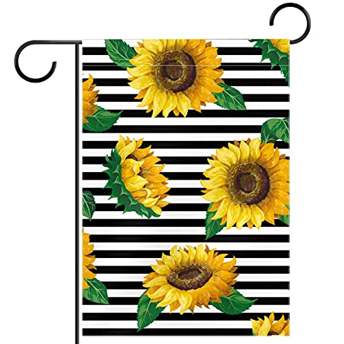 Drapeau bienvenue tournesol pour fleurir votre entrée en toute saison
