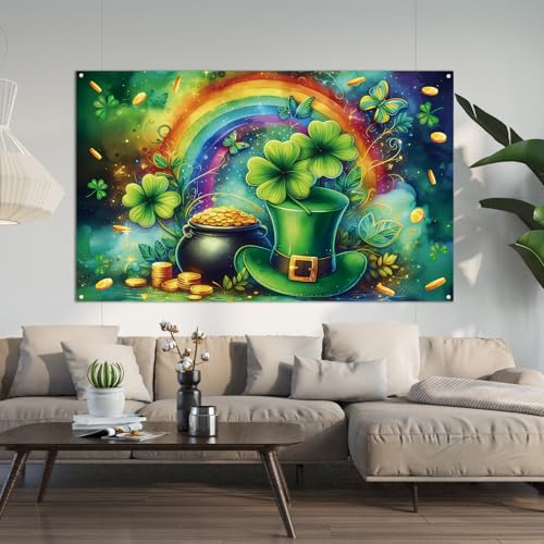 Fondo fotográfico Día de San Patricio 71×43 pulgadas miniatura 4