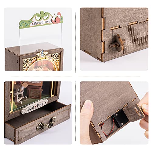 Rolife Diy Miniature Dollhouse Kit-7" Led Nanci Blind Box Storage House Kit-Book Nook Kit-Tiny House Building Kit-Miniature Fairy Kit For Adults To Build #TOP28