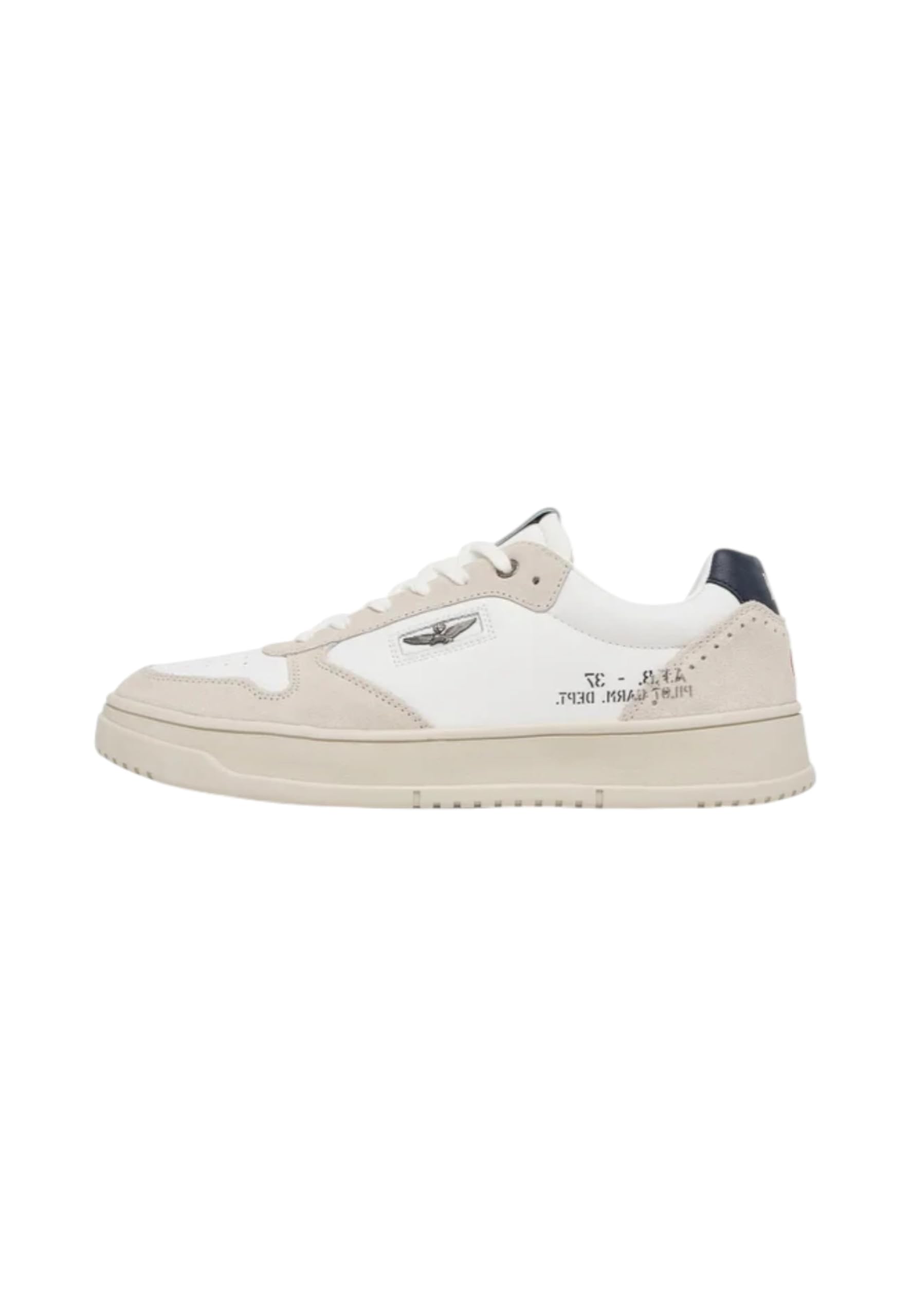 Aeronautica Militare Uomo Sneakers Basse 252SC0235UPL00244 Pelle Bianco 40