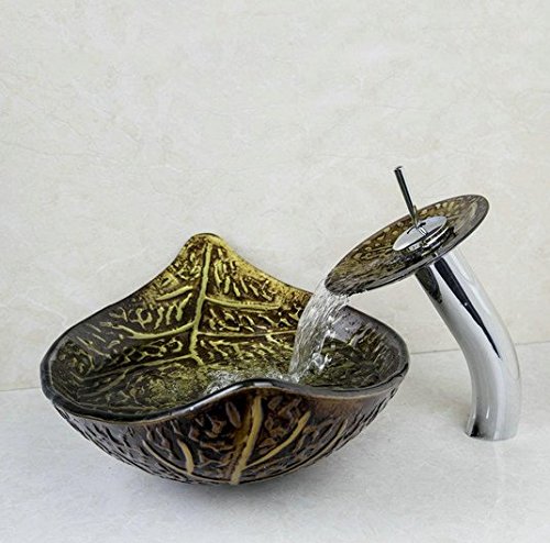 Robinet de lavabo de salle de bain cascade pour meuble moderne