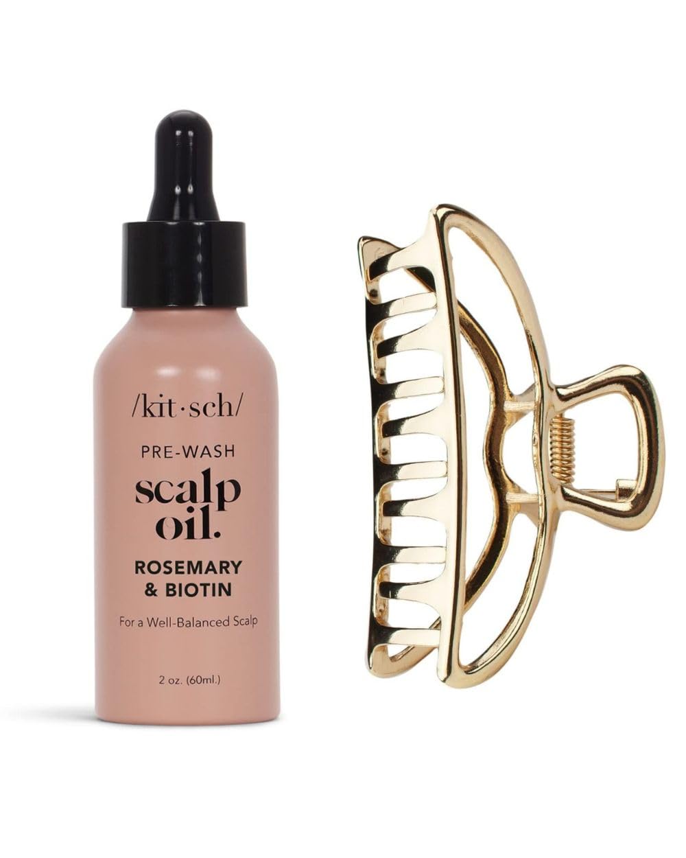 Kitsch Rosemary Oil & Non Slip Claw Clip with Discount