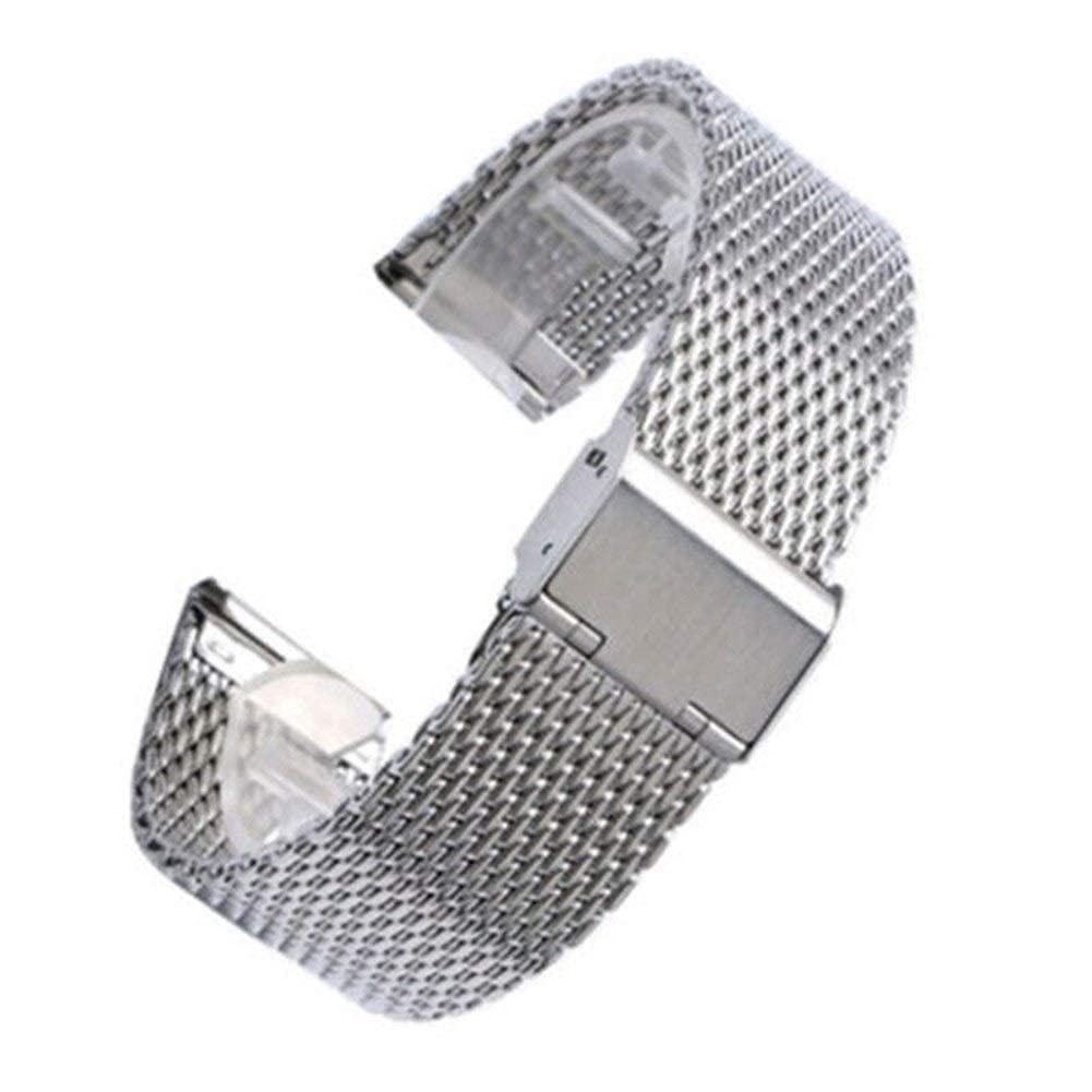 Fini les irritations avec ce bracelet mesh en acier inoxydable universel 22 mm