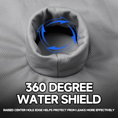Image of Ajrwiiy Car Seat Protector Compatible with Britax, Waterproof Fabric Child Seats Cover with Non-Slip Backing, Machine Washable Liner Under Car Seat for Baby with Thick Padding