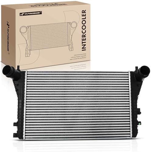 A-Premium Turbo Intercooler Compatible with Audi TT Quattro 2013-2015 & Volkswagen Jetta Beetle 2013-2018, Passat 2014-2021, 1.8L 2.0L