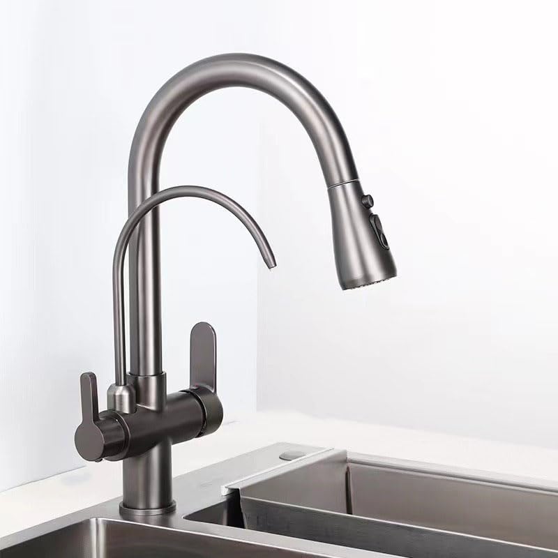 Robinet de cuisine 3 en 1 pour en finir avec l'encombrement des bouteilles