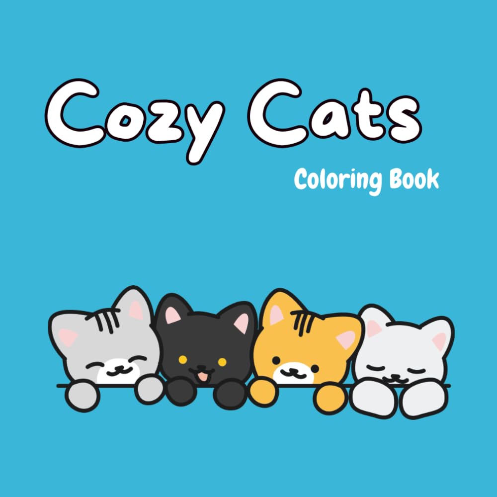 Cozy Cats: Coloring Book