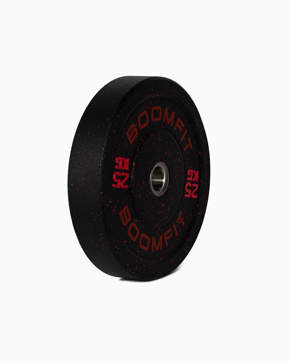 BOOMFIT Discos Olímpicos Hi-Temp de Goma 2,5-25 kg para Barra Olímpica 50 mm | caucho vulcanizado que absorbe el impacto y el ruido | Kit Gimnasio en Casa, CrossFit, Halterofilia y Powerlifting