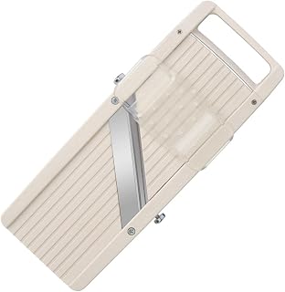 Vogue CC052 Jumbo Japanese Mandolin Commercial Kitchen Vegetable Fruit Cutter Cutter, Silver