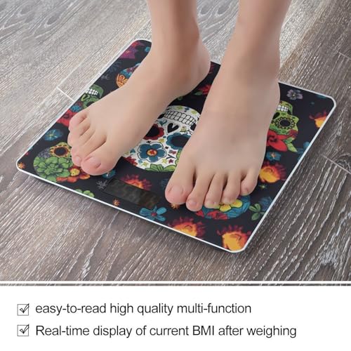 Báscula digital de baño JTREHY con pantalla LCD miniatura 5