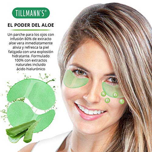 Parches Antiojeras Y Bolsas 30 Pares | Antiojeras Mujer Y Hombre Con Acido Hialuronico - Colageno - Té verde | Contorno… - Imagen 3