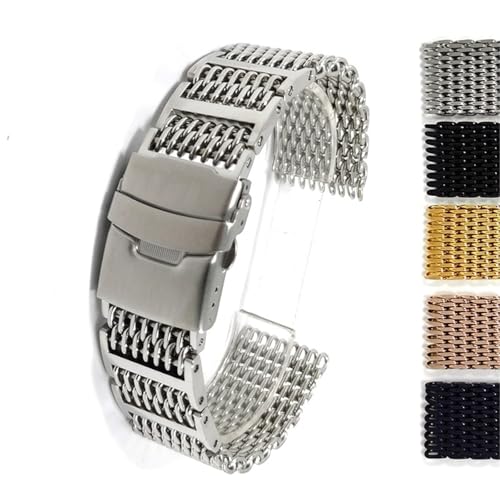Bracelet maille de requin acier inoxydable anti-corrosion et ultra résistant - 2