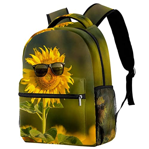 Sac à dos de voyage motif tournesol grand format mixte