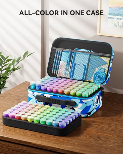 image for ARTDOT 120 Slots Storage Container for Diamond Art Kits for Adults, Po