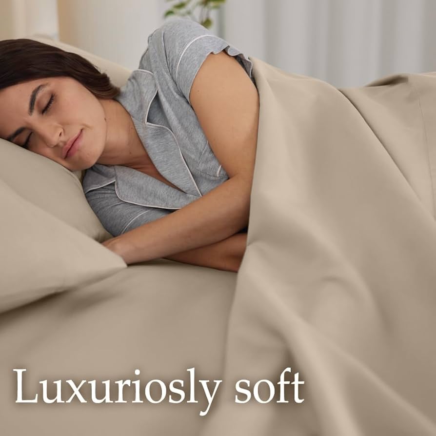 Amazon.com: lalaLOOM Queen Bed Sheet Set, Soft Microfiber