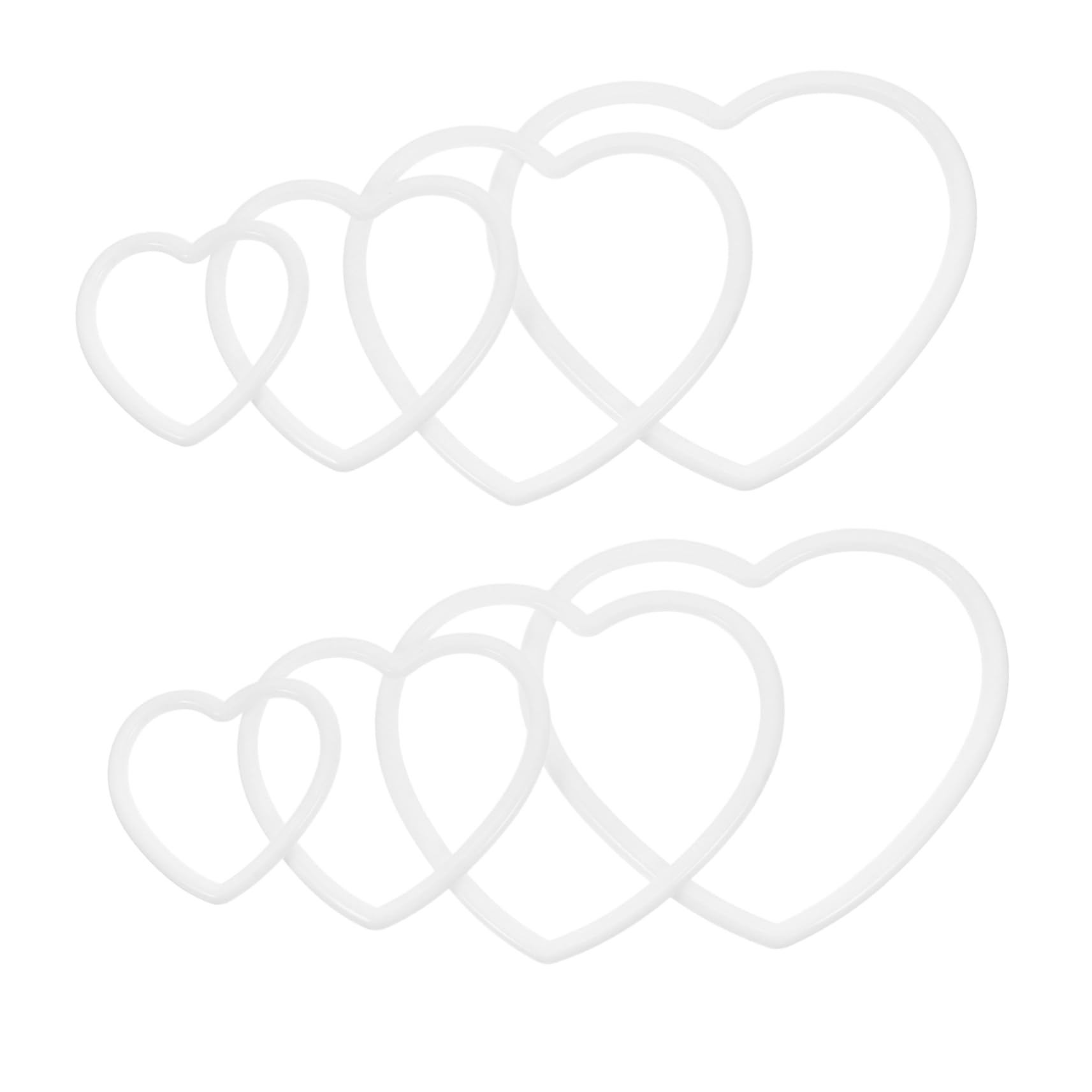 STOBAZA 8pcs Lightweight Floral Dreamcatcher Rings for Wedding Wall Decor Romantic Home Decorations Easy to Use and Clean