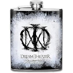 Dream Theater Outdoor Draagbare RVS Vlagon Liquor Hip Flask Set