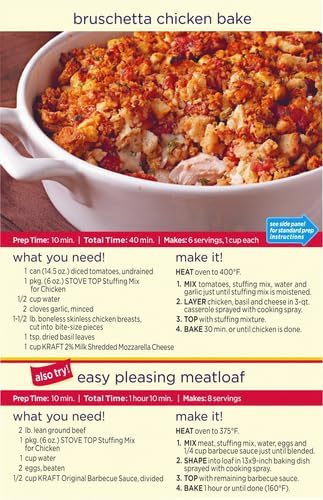 Image of Stove Top Stuffing Mix for Chicken, 6 OZ (Pack of 6)
